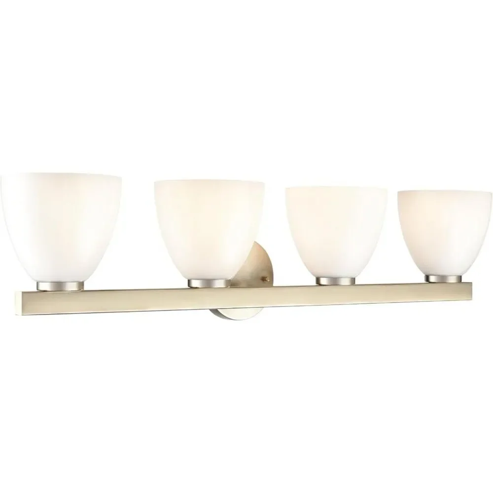Brand New Millennium Lighting Apria 33″ 4-Light Vanity – Modern Gold